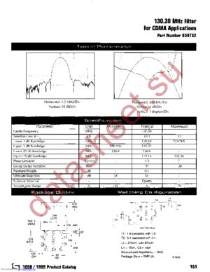 854732 datasheet  