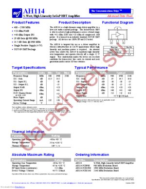 AH114 datasheet  