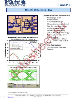 TGA4816 datasheet  