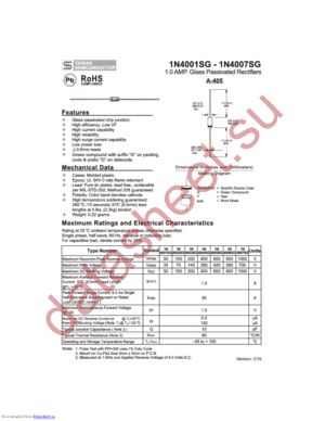 1N4001SG_10 datasheet  