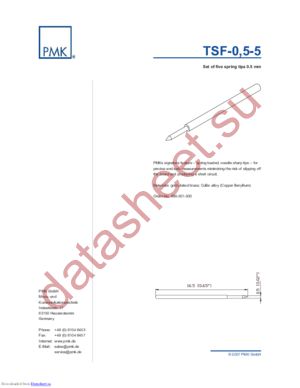 TSF-0.5-5 datasheet  