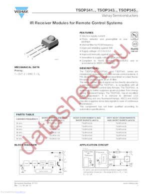 TSOP34136SI1 datasheet  