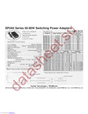 SPU65-204 datasheet скачать даташит