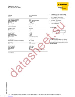 BCF10-Q20L60-AP4X datasheet  