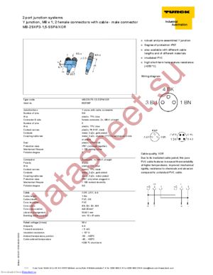 MB-2SKP3-1,5-SSP4/XOR datasheet  