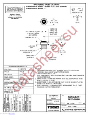 2461-013-X5V0-801AALF datasheet  