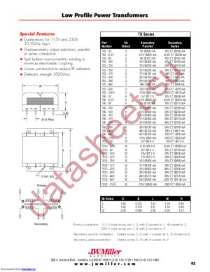 TX12-17V datasheet  