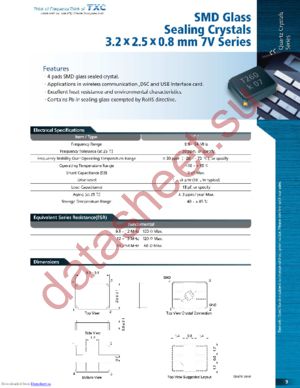 7V-14.7456MAAE-T datasheet  