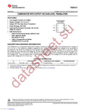 TXS03121 datasheet  