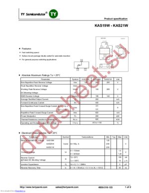 KAS21W datasheet  