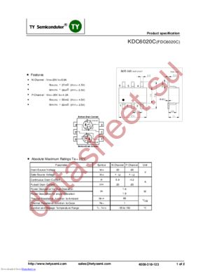 KDC6020C datasheet  