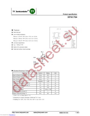KPA1764 datasheet  