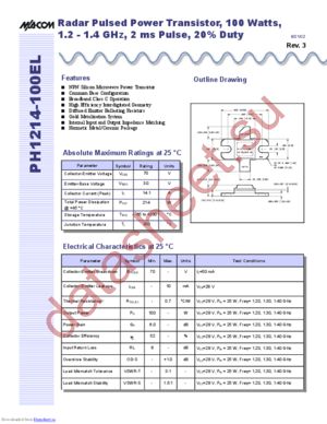 PH1214-100EL datasheet  