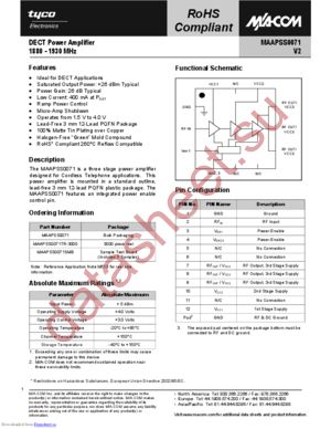 MAAPSS0071SMB datasheet  