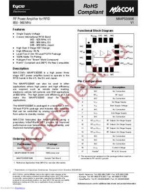 MAAPSS0095SMB datasheet  