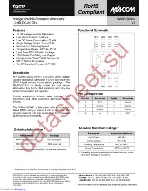 MAAV-007941-000000 datasheet  