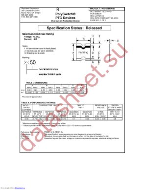 MICROSMD050-2 datasheet  