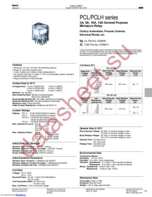 PCL-201A1MS000 datasheet  