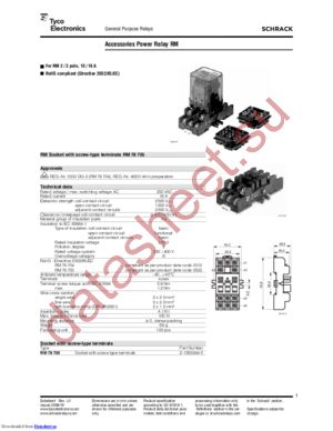 RM28802 datasheet  