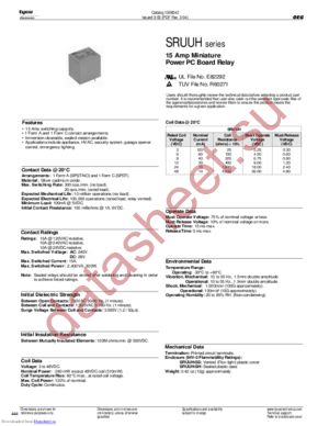 SRUUH-SS-148D1M datasheet  