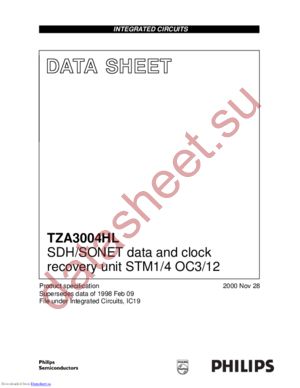 TZA3004HLC3 datasheet  