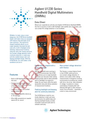 U1231A datasheet  