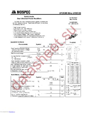 U12C20A datasheet  