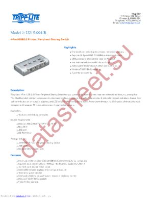 U215-004-R datasheet  