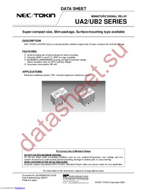 UB2-24SNU datasheet  