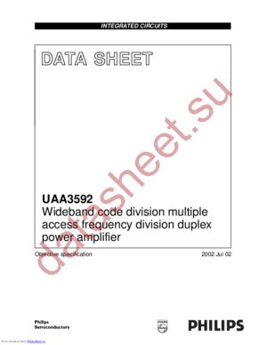 UAA3592HN datasheet  