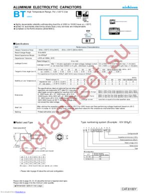 UBT1C222MHD1TN datasheet  