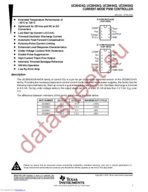 UC2843AQD8RG4 datasheet  