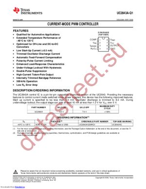 UC2843AQD8RG4Q1 datasheet  