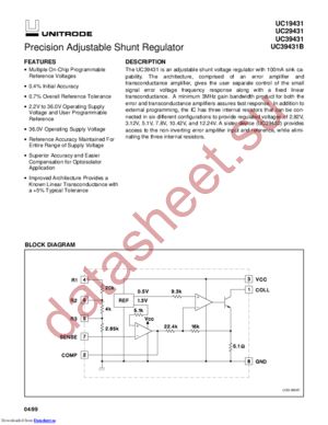 UC39431DTRG4 datasheet  