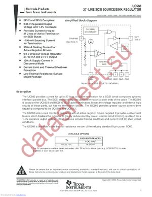 UC560DP datasheet  