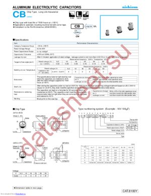 UCB1V100MCL1GS datasheet  