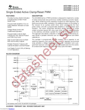 UCC2580DTR-2G4 datasheet  