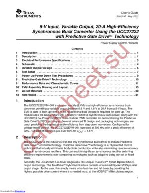 UCC27222EVM datasheet  