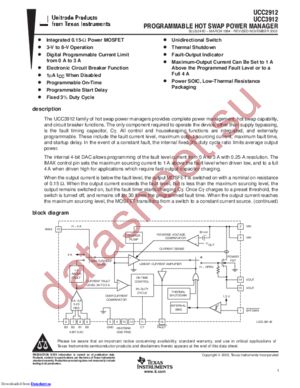 UCC3912DPR datasheet  