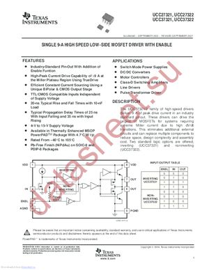 UCC37322PE4 datasheet  