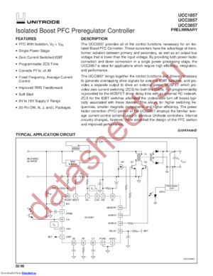 UCC1857DW datasheet  