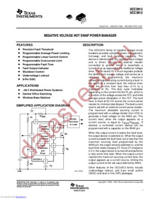 UCC3913DR datasheet  