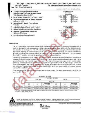 UCC3941N-ADJG4 datasheet  