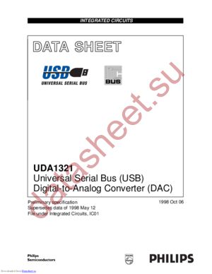 UDA1321T/N1 datasheet  