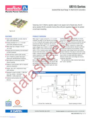 UEI15-050-Q48N-C datasheet  