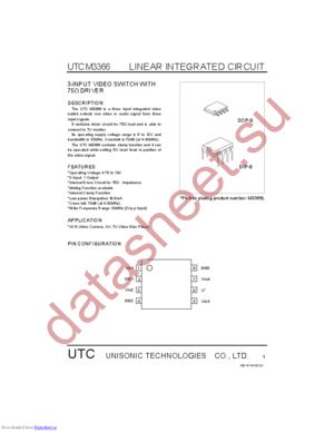 M3366 datasheet  