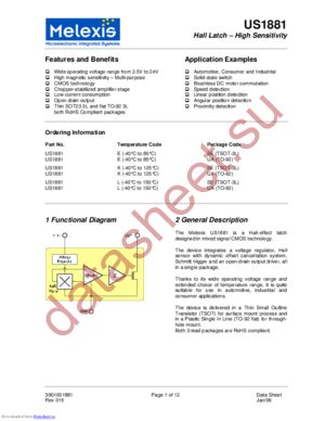 US1881ESE datasheet  