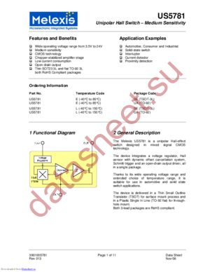 US5781LUA datasheet  