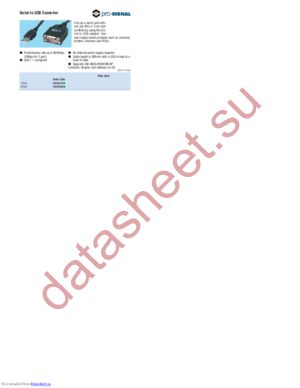 USB-0039DBL datasheet  