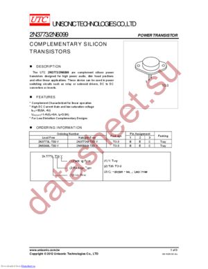 2N3773G-T30-Y datasheet  